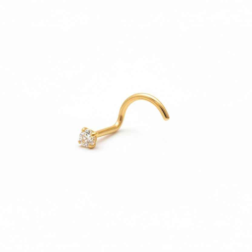 Piercing Nez Titane Strass griffés