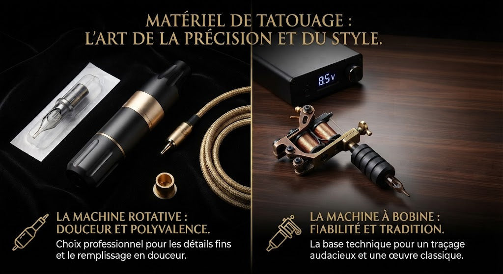 Le matériel de tatouage : ce qui se passe vraiment sous l'aiguille