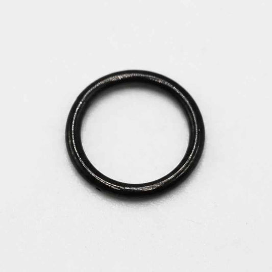 Anneau clicker pour piercing en titane PVD noir 1.2x8 mm Studio Hélix