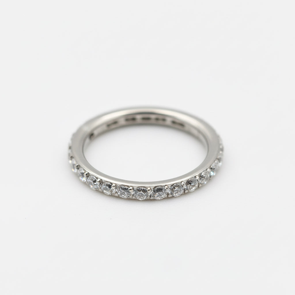 Anneau Titane Strass Crystal
