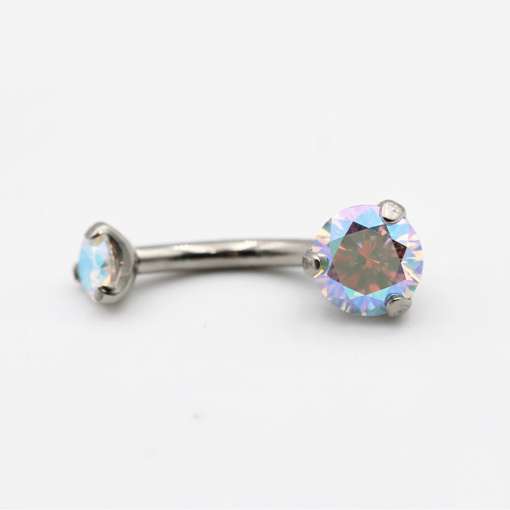 piercing nombril banane titane astm f136 zircon cubique orion studio helix⁠