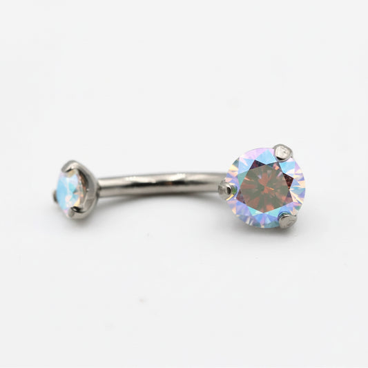 piercing nombril banane titane astm f136 zircon cubique orion studio helix⁠