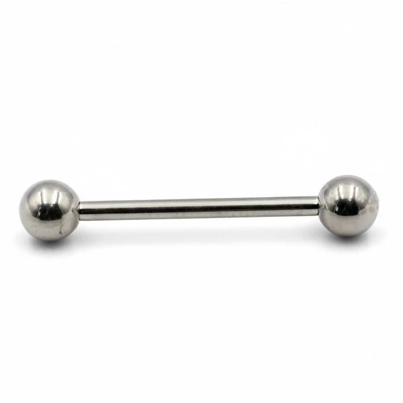 barbell piercing titane astm f136 poli miroir naturel  studio helix essentiel