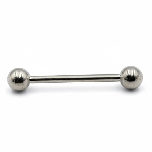 barbell piercing titane astm f136 poli miroir naturel  studio helix essentiel